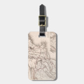 Kaart: Noordoost-Amerika Bagagelabel (Voorkant verticaal)