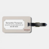 Kaart: Noordoost-Amerika Bagagelabel (Achterkant horizontaal)