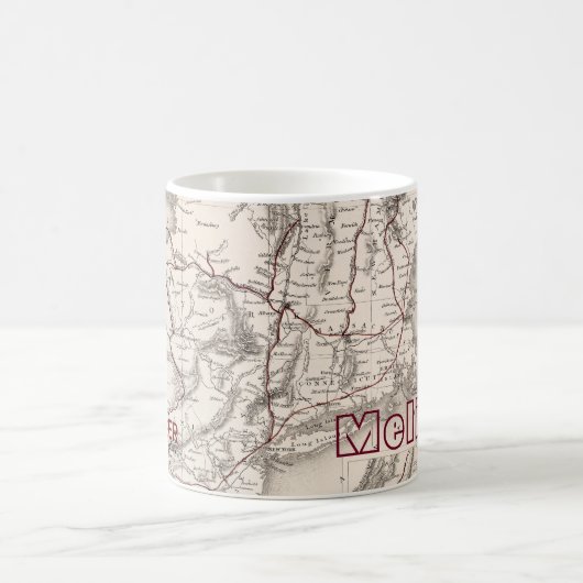 Kaart: Noordoost-Amerika Koffiemok (Center)