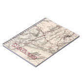 Kaart: Noordoost-Amerika Notitieboek (Linkerzijde)