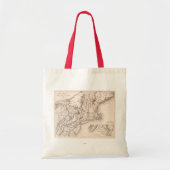 Kaart: Noordoost-Amerika Tote Bag (Voorkant)