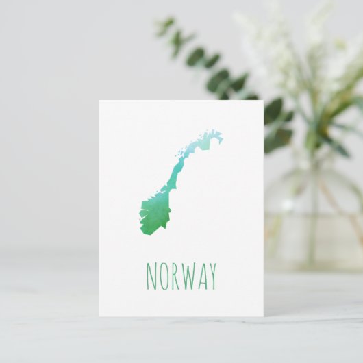 Kaart Noorwegen (Staand voorkant)