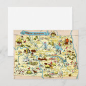  kaart North Dakota Funny (Voorkant / Achterkant)