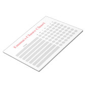  kaart notitieblok (Schuin)