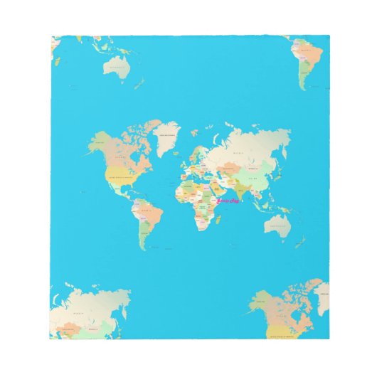 kaart notitieblok (Voorkant)