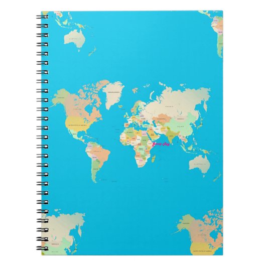 kaart notitieboek (Voorkant)