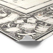  kaart Nova Scotia en New Brunswick (1866) Poster (Hoek)