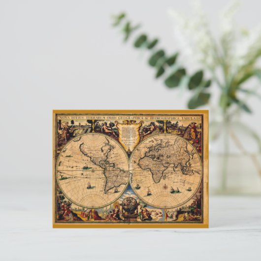  kaart Nova totius terrarum 1625 (Staand voorkant)