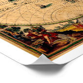  kaart Nova totius terrarum 1625 Poster (Hoek)