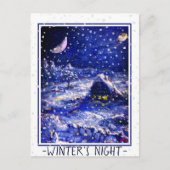 Kaart nr. 49: Winternacht. Moon Crescent (Voorkant)