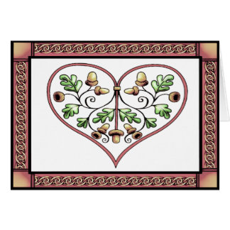 kaart - oakleaf - hartkaart met talkingfox