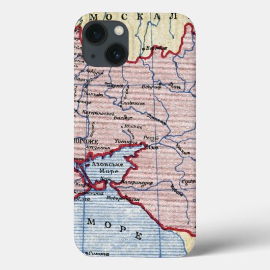 KAART: OEKRAÏNE, c1906 Case-Mate iPhone Case (Achterkant)