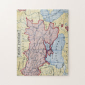 KAART: OEKRAÏNE, c1906 Legpuzzel (Verticaal)