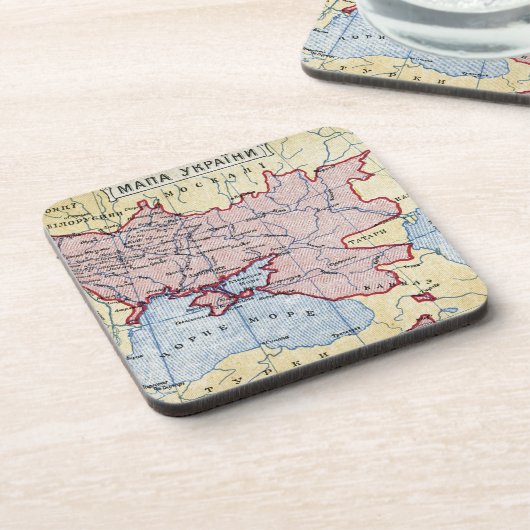 KAART: OEKRAÏNE, c1906 Onderzetter (Linkerzijde)