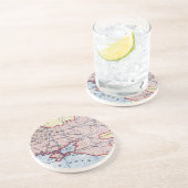 KAART: OEKRAÏNE, c1906 Zandsteen Onderzetter (Zijkant)