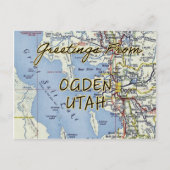 kaart Ogden Utah (Voorkant)