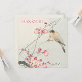 KAART : OHARA KOSON : SONGBIRD OP BLOSSOM (Voorkant / Achterkant in situ)