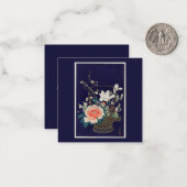 KAART : OHARA KOSON : STROOMBASKET NOTITIEKAARTJE (Voorkant / Achterkant in situ)