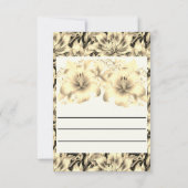 Kaart om de datum te reserveren (Achterkant)