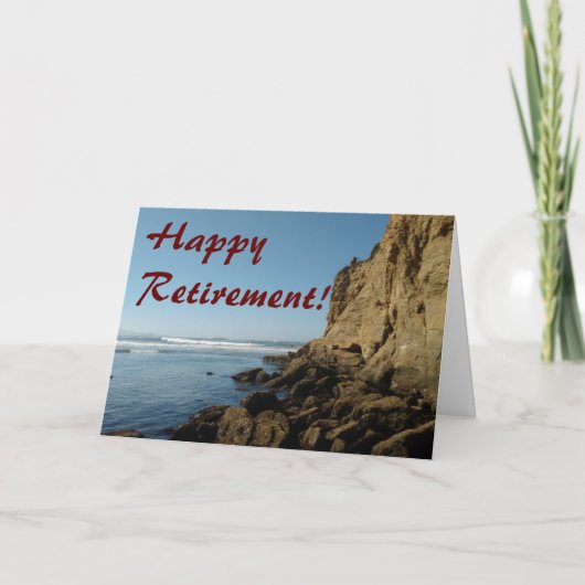 Kaart om een Gepensioneerde te feliciteren (Voorkant)