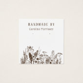 Kaart om Rustieke Veldbloem Oorbellen te Presenter (Voorkant)