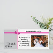 Kaart om te bedanken (Staand voorkant)