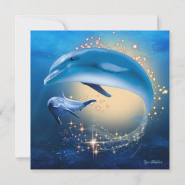Kaart onderwater Sparkle Ocean Fantasy Dolphins