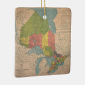 kaart Ontario Keramisch Ornament (Rechts)
