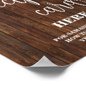 Kaart Ontvang hier Western Vrijgezellenfeest achte Poster (Hoek)