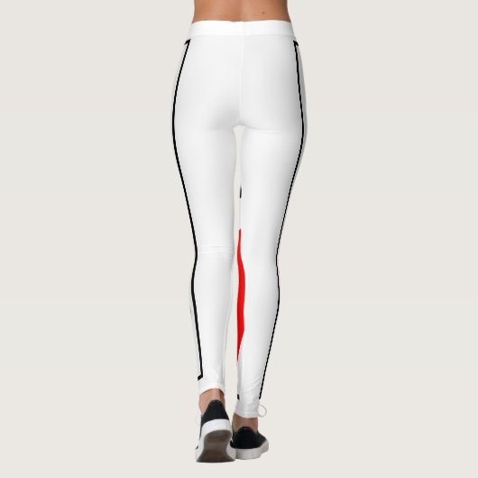 Kaart ontwerp leggings (Achterkant)