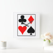 Kaart ontwerp vierkante klok (Huis)