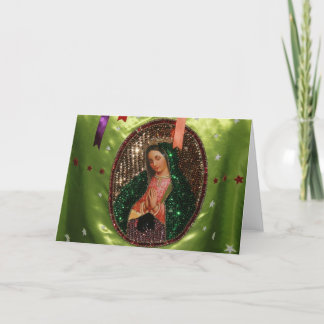 KAART: Onze Dame van Guadalupe in Doek, MEXICO Kaart
