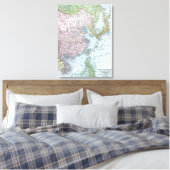 KAART: OOST-AZIË, 1907 CANVAS AFDRUK (Insitu (Slaapkamer))