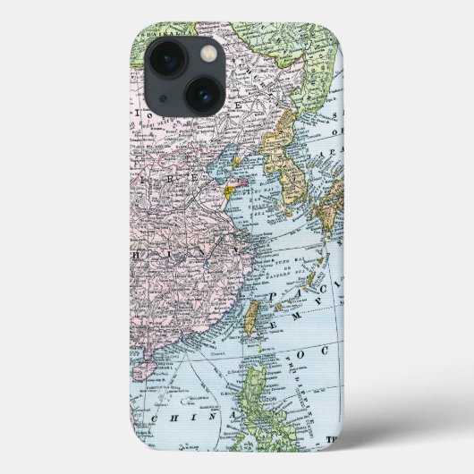 KAART: OOST-AZIË, 1907 Case-Mate iPhone CASE (Achterkant)