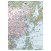 KAART: OOST-AZIË, 1907 KLEMBORD (Achterkant)