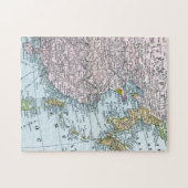 KAART: OOST-AZIË, 1907 LEGPUZZEL (Horizontaal)