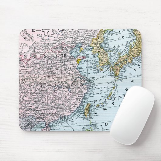 KAART: OOST-AZIË, 1907 MUISMAT (Met muis)