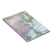 KAART: OOST-AZIË, 1907 NOTITIEBOEK (Rechterzijde)