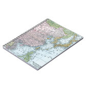 KAART: OOST-AZIË, 1907 NOTITIEBOEK (Linkerzijde)