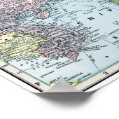 KAART: OOST-AZIË, 1907 POSTER (Hoek)