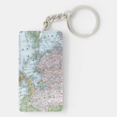 KAART: OOST-AZIË, 1907 SLEUTELHANGER (achterkant)