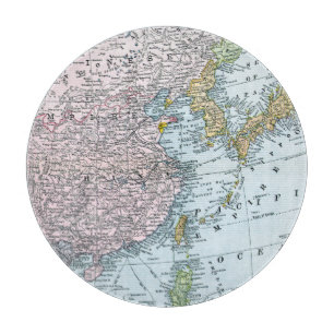 KAART: OOST-AZIË, 1907 SNIJPLANK