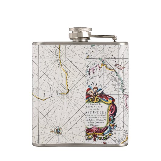 KAART: OOSTEN, 1670 HEUPFLES (Achterkant)