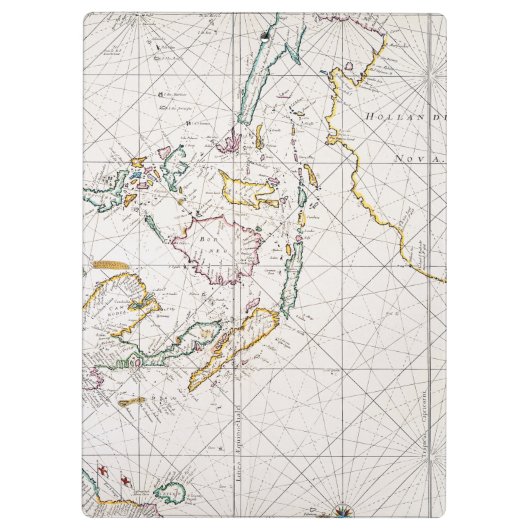 KAART: OOSTEN, 1670 KLEMBORD (Achterkant)