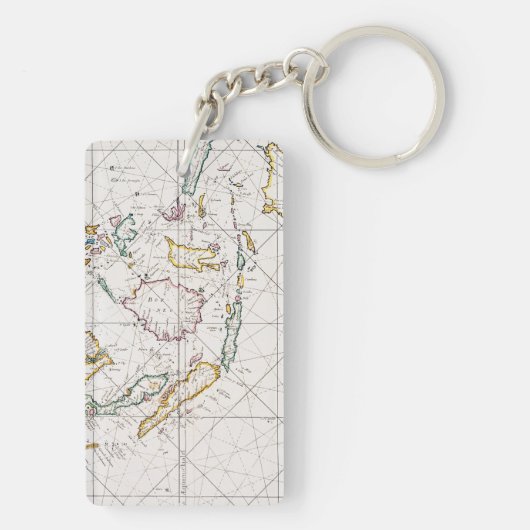 KAART: OOSTEN, 1670 SLEUTELHANGER (achterkant)