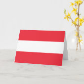 Kaart Oostenrijkse vlag (Oostenrijk) (Gele Bloem)