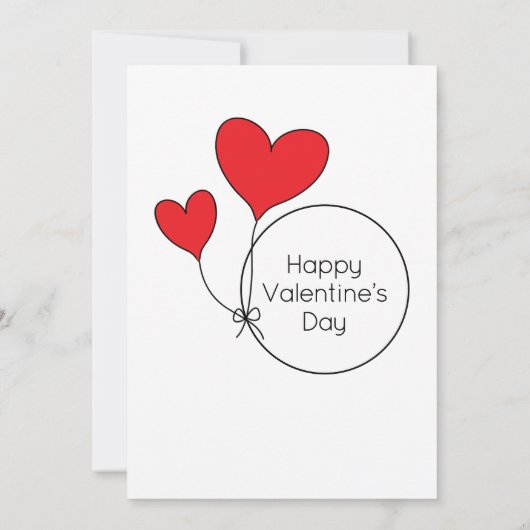 Kaart op dag van valentijn (Achterkant)