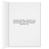 Kaart op de dag van de moeder met parelhemel en cr (Binnen (Rechts))