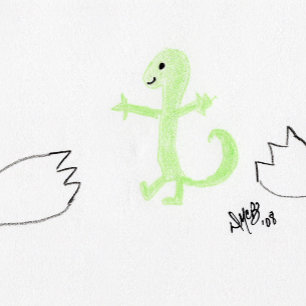 Kaart op de geboortedag - Happy Hatch Day (hazard)