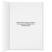 Kaart op de huwelijksdag in Pastels (Binnen (Rechts))